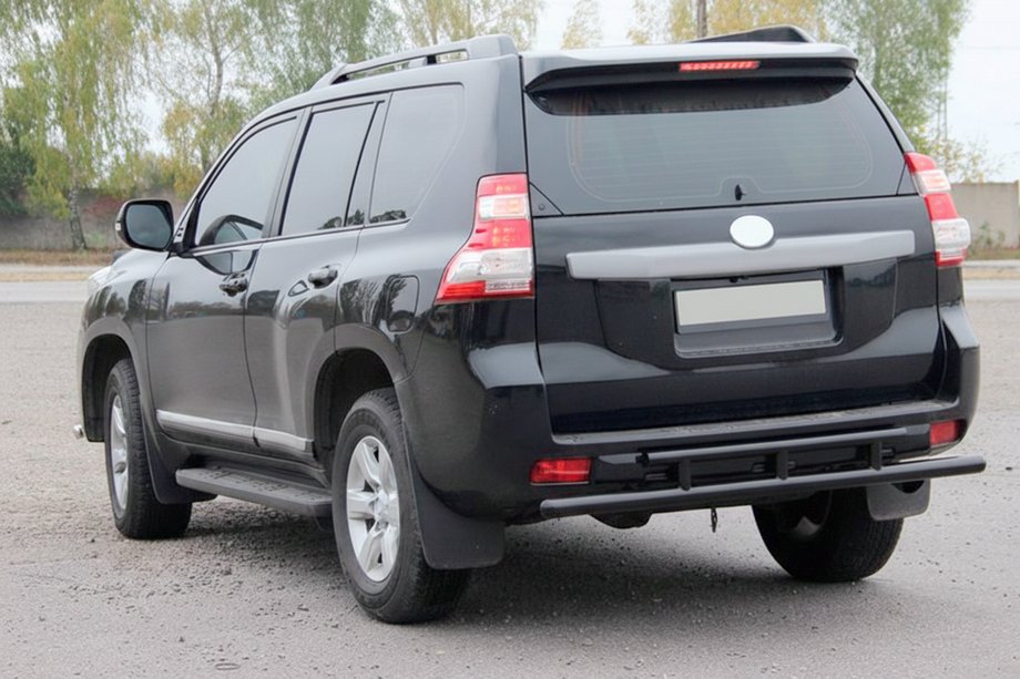 Toyota Land Cruiser Prado 150 2009–2023 Bagbøjle AK002-2v2 Black (rustfrit stål) Image