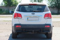 Kia Sorento II XM 2009–2014 Bagbøjle AK002-2 Black (rustfrit stål) foto 3