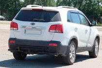 Kia Sorento II XM 2009–2014 Bagbøjle AK002-2 Black (rustfrit stål) foto 4