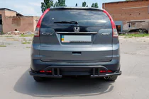 Honda CRV 2012–2016 Bagbeskyttelsesbøjle AK003-21 Black (rustfrit stål) foto 4