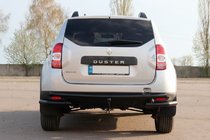 Renault Duster 2008–2017 Bageste beskyttelsesbøjle AK005-Special Black (rustfrit stål) foto 2