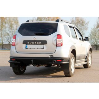 Bageste beskyttelsesbøjle AK005-Special Black (rustfrit stål) Dacia Duster 2008–2018 foto 1