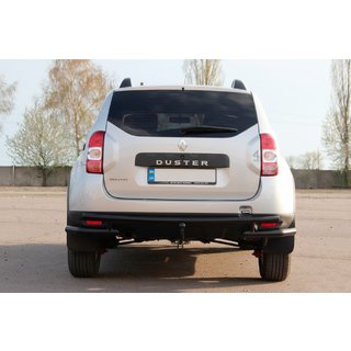 Bageste beskyttelsesbøjle AK005-Special Black (rustfrit stål) Dacia Duster 2008–2018 foto 2