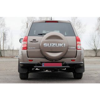Bageste beskyttelsesbøjle AK003-2 Black (rustfrit stål) Suzuki Grand Vitara 2005–2017 foto 1