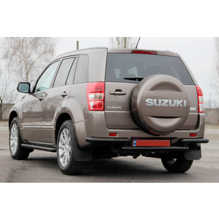 Bageste beskyttelsesbøjle AK003-2 Black (rustfrit stål) Suzuki Grand Vitara 2005–2017 foto 3