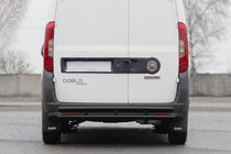 Fiat Doblo II 2010–2022 Bageste rollbar AK002/1 – Dobbelt Black (rustfrit stål) foto 2