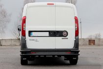 Opel Combo 2012–2018 Bageste rollbar AK005/2-Dobbelt Black (rustfrit stål) foto 1