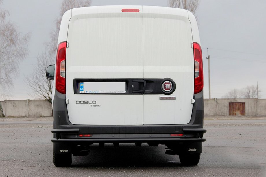 Opel Combo 2012–2018 Bageste rollbar AK005/2-Dobbelt Black (rustfrit stål) Image