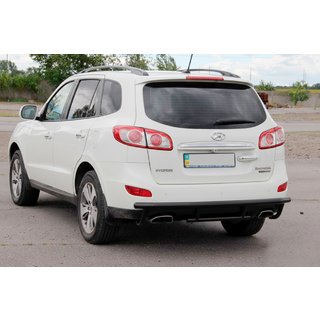 Bagbøjle AK002-2 Black (rustfrit stål) Hyundai Santa Fe 2 2006–2012 foto 3