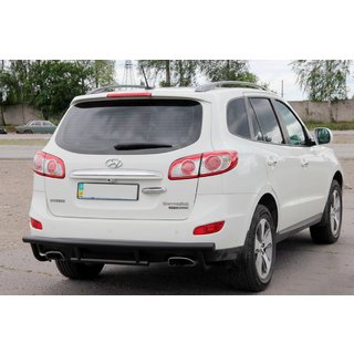 Bagbøjle AK002-2 Black (rustfrit stål) Hyundai Santa Fe 2 2006–2012 foto 4