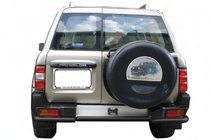Nissan Patrol Y61 1997–2011 Bagbeskyttelsesbøjle AK005-1 Black (rustfri stål) foto 1