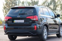 Kia Sorento II XM 2009–2014 Bageste rørbøjle AK007-2 Black (rustfrit stål) foto 1
