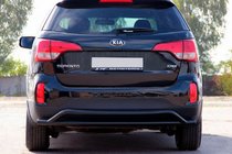 Kia Sorento II XM 2009–2014 Bageste rørbøjle AK007-2 Black (rustfrit stål) foto 2