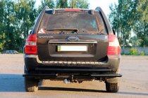 Kia Sportage 2004–2010 Bagbøjle AK007 Black (rustfrit stål) foto 3