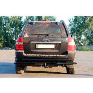 Bagbøjle AK007 Black (rustfrit stål) Kia Sportage 2004–2010 foto 3