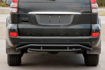 Toyota Land Cruiser Prado 120 2002–2009 Bagerste beskyttelsesbøjle AK008-1 Black foto 1