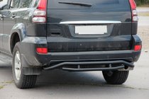 Toyota Land Cruiser Prado 120 2002–2009 Bagerste beskyttelsesbøjle AK008-1 Black foto 5