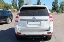 Toyota Land Cruiser Prado 150 2009–2023 Bagbeskyttelsesbøjle AK002-2v1 Black (rustfrit stål) foto 3
