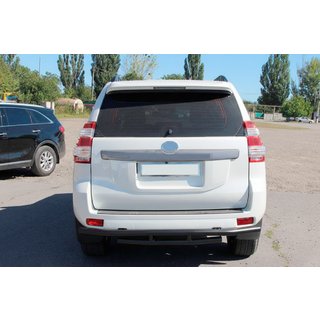 Bagbeskyttelsesbøjle AK002-2v1 Black (rustfrit stål) Toyota Land Cruiser Prado 150 2009–2023 foto 3