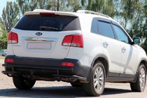 Kia Sorento II XM 2009–2014 Bageste beskyttelsesbøjle AK003-2 Black (rustfrit stål) foto 3