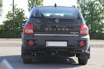 SsangYong Action 2005–2018 Bagerste beskyttelsesbøjle AK005-2 Black (rustfrit stål) foto 3