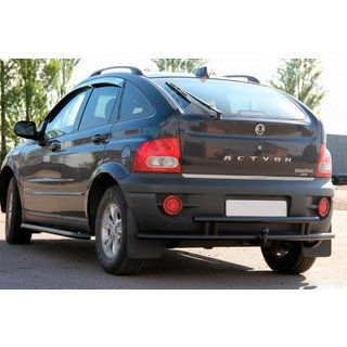 Bagerste beskyttelsesbøjle AK005-2 Black (rustfrit stål) SsangYong Action 2005–2018 foto 1