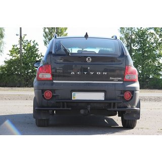 Bagerste beskyttelsesbøjle AK005-2 Black (rustfrit stål) SsangYong Action 2005–2018 foto 3