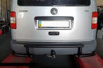 Volkswagen Caddy 2004–2010 Bagbøjle AK003-3 Black (2 stk., rustfrit stål) foto 1