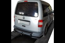 Volkswagen Caddy 2004–2010 Bagbøjle AK003-3 Black (2 stk., rustfrit stål) foto 3