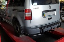 Volkswagen Caddy 2004–2010 Bagbøjle AK003-3 Black (2 stk., rustfrit stål) foto 2