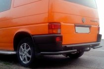 Volkswagen T4 Caravelle/Multivan 1990–2003 Bagerste bøjle AK003-2 Black (rustfrit stål) foto 3