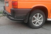 Volkswagen T4 Caravelle/Multivan 1990–2003 Bagerste bøjle AK003-2 Black (rustfrit stål) foto 2