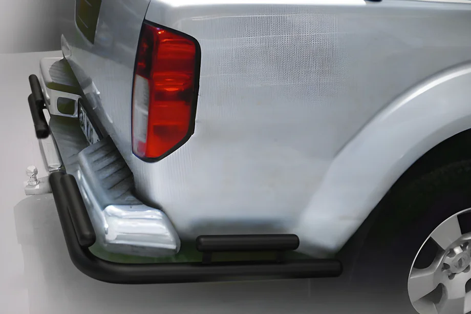 Nissan Navara 2006–2015 Bageste beskyttelsesbøjle AK003-Special Black (rustfrit stål) Image