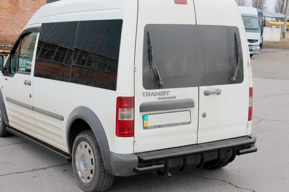 Ford Connect 2006–2009 Bageste rollbar AK-design Black (rustfrit stål) Image