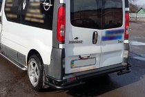 Nissan Primastar 2002–2014 Bageste beskyttelsesbøjle AK-Special Black (rustfrit stål) foto 5