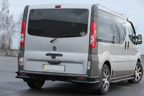 Nissan Primastar 2002–2014 Bageste beskyttelsesbøjle AK-Special Black (rustfrit stål) foto 1