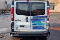 Opel Vivaro 2001–2015 Bageste beskyttelsesbøjle AK-Special Black (rustfrit stål) foto 5