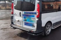 Opel Vivaro 2001–2015 Bageste beskyttelsesbøjle AK-Special Black (rustfrit stål) foto 7