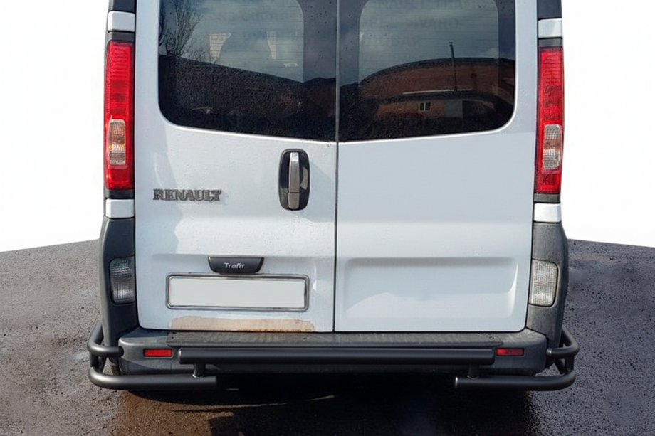 Opel Vivaro 2001–2015 Bageste beskyttelsesbøjle AK-Special Black (rustfrit stål) Image