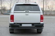 Volkswagen Amarok 2010–2022 Bagerste beskyttelsesbøjle AK005-2 Black (2 stk., rustfrit stål) foto 2