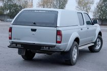 Nissan NP300 1999–2015 Bagkofangerbeskytter AK004 Black (rustfri) foto 3