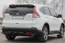 Honda CRV 2012–2016 Bageste bøjle AK002-dobbelt Black (rustfrit stål) foto 2