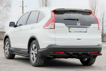 Honda CRV 2012–2016 Bageste bøjle AK002-dobbelt Black (rustfrit stål) foto 3