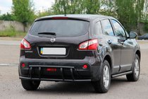 Nissan Qashqai 2010–2014 Bageste bøje AK011 Black (rustfrit stål) foto 2