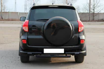 Toyota Rav 4 2006–2013 Bagerste beskyttelsesbøjle AK005-2 Black (2 stk., rustfrit stål) foto 2