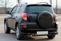 Toyota Rav 4 2006–2013 Bagerste beskyttelsesbøjle AK005-2 Black (2 stk., rustfrit stål) foto 3