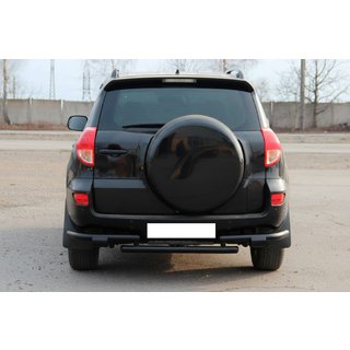 Bagerste beskyttelsesbøjle AK005-2 Black (2 stk., rustfrit stål) Toyota Rav 4 2006–2013 foto 2