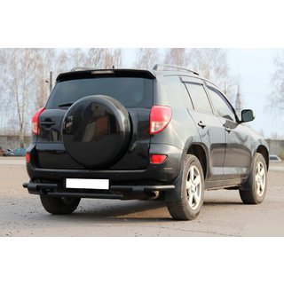 Bagerste beskyttelsesbøjle AK005-2 Black (2 stk., rustfrit stål) Toyota Rav 4 2006–2013 foto 1