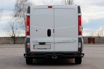 Nissan Primastar 2002–2014 Bageste beskyttelsesbøjle AK003-Plus-2 Black (rustfrit stål) foto 2
