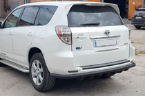 Toyota Rav 4 2006–2013 Bageste kofangerbeskytter AK005-15 Black (kun til EV, 2 stk., rustfrit stål) foto 3